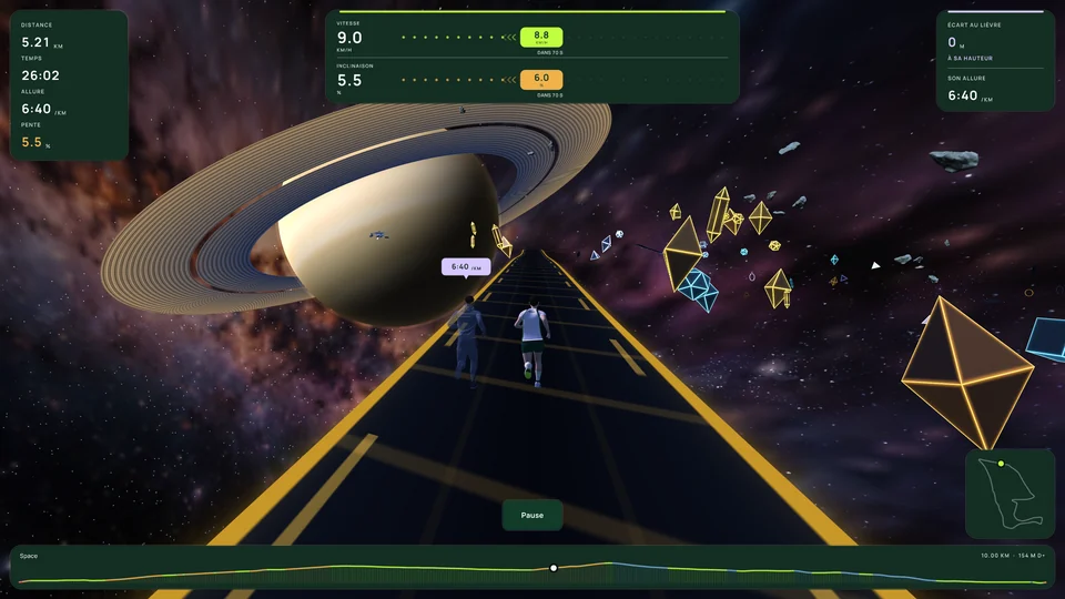 Space, with the interface
